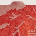 HAORI FEMME JAPONAIS ROUGE EN SOIE SHIBORI  007-101 (L-LL)